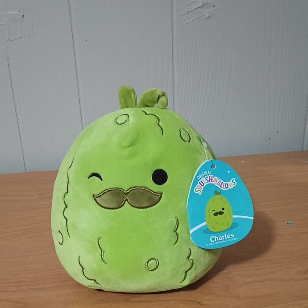 Charles The Pickle Squishmallow NWT